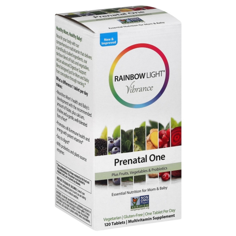 Rainbow Light, Prenatal One Multivitamin Supplement, 1 Each, 120 Tab