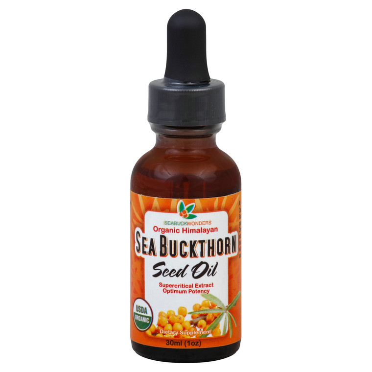 Seabuck Wonders, Organic Himalayan Thorn Seed Oil, 1 Each, 1 Fl Oz