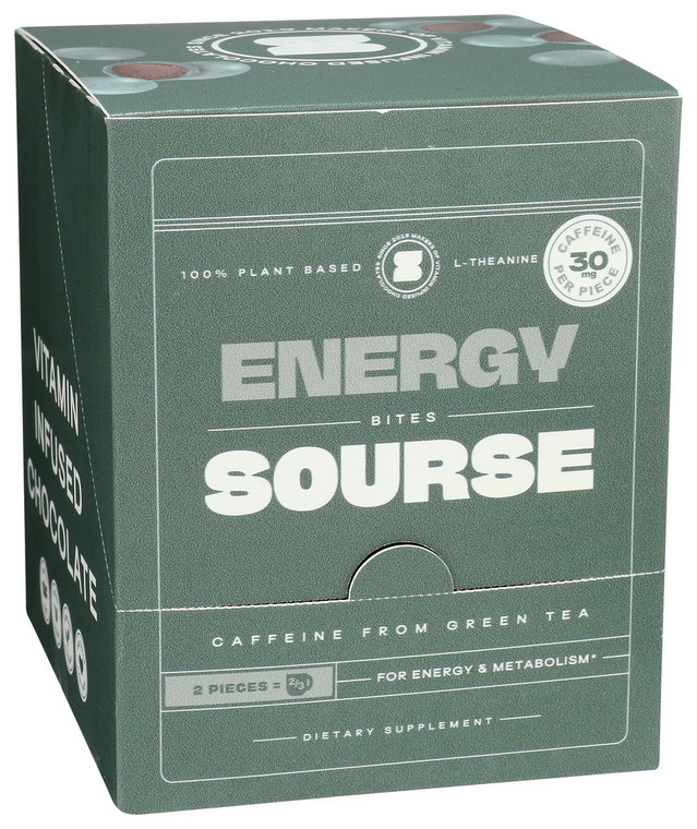 Sourse, Vitamin Infused Chocolate Energy Bite, Case Of 6, 2.2 Oz