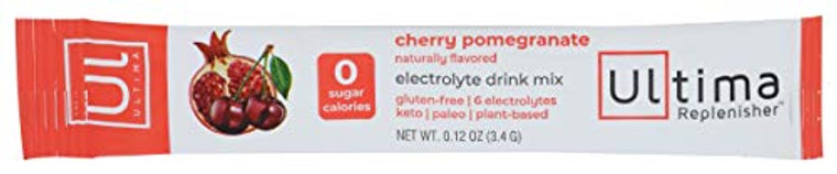 Ultima Replenisher, Powder Cherry Pomegranate Electrolyte, Case Of 20, .12 Oz
