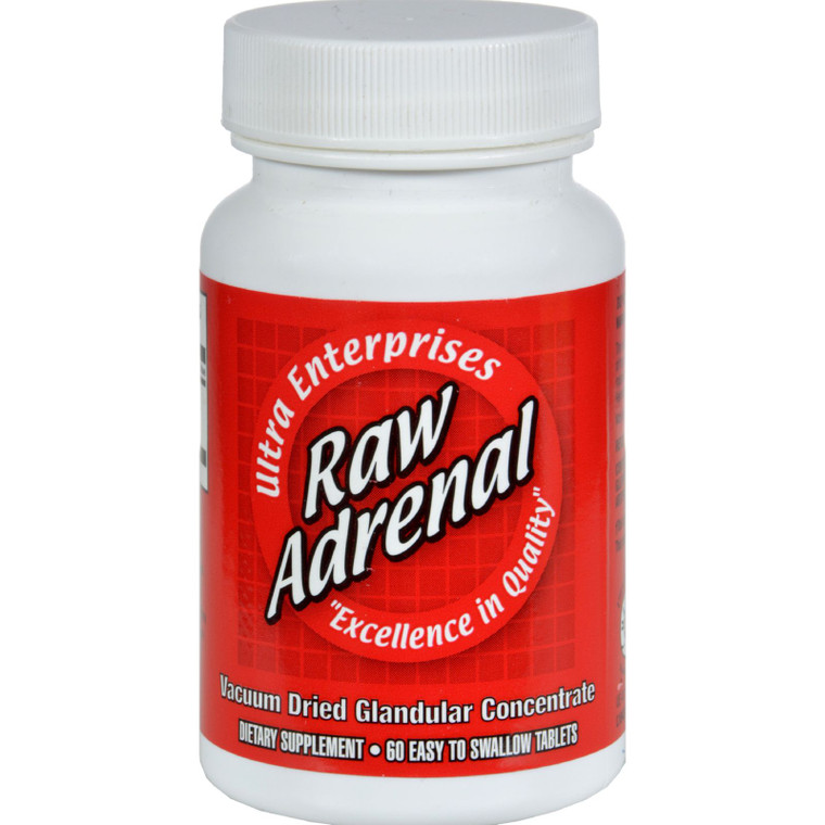 Ultra Glandulars, Ultra Raw Adrenal 200mg, 1 Each, 60 Tab