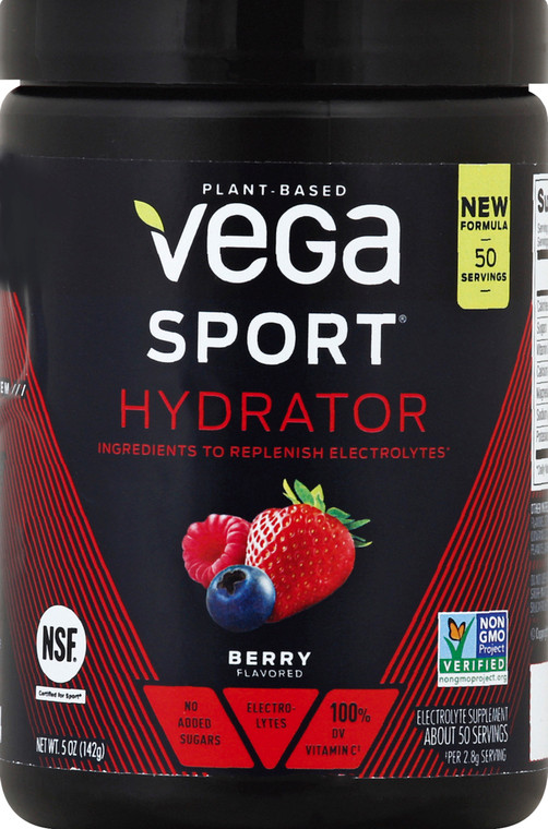 Vega, Sport Hydrator Berry Flavor, 1 Each, 5 Oz