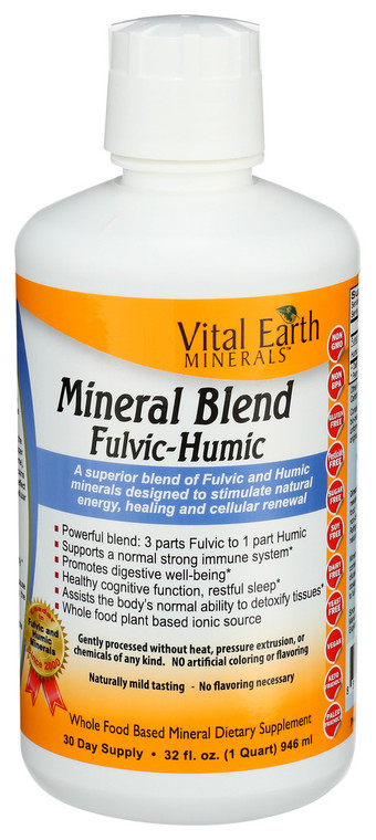 Vital-earth, Fulvic Humic Mineral Blend, 1 Each, 32 Oz