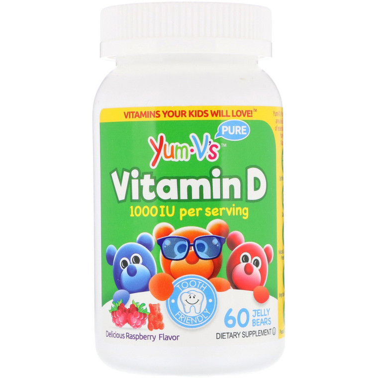 Yumv`s, Vitamin D Jellies Yummy Berry Ables, 1,000 Iu, 1 Each, 60 Wafer
