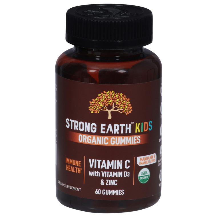 Yumv's, Organic Kids Gummies Vitamin C Mandarin And Orange Flavors, 1 Each, 60 Ct