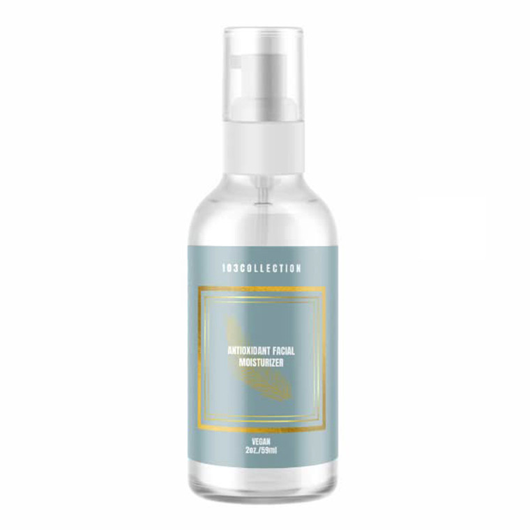 103 Collection Antioxidant Facial Moisturizer, Organic Aloe, Fragrance Free, Sensitive Skin, 2 Oz
