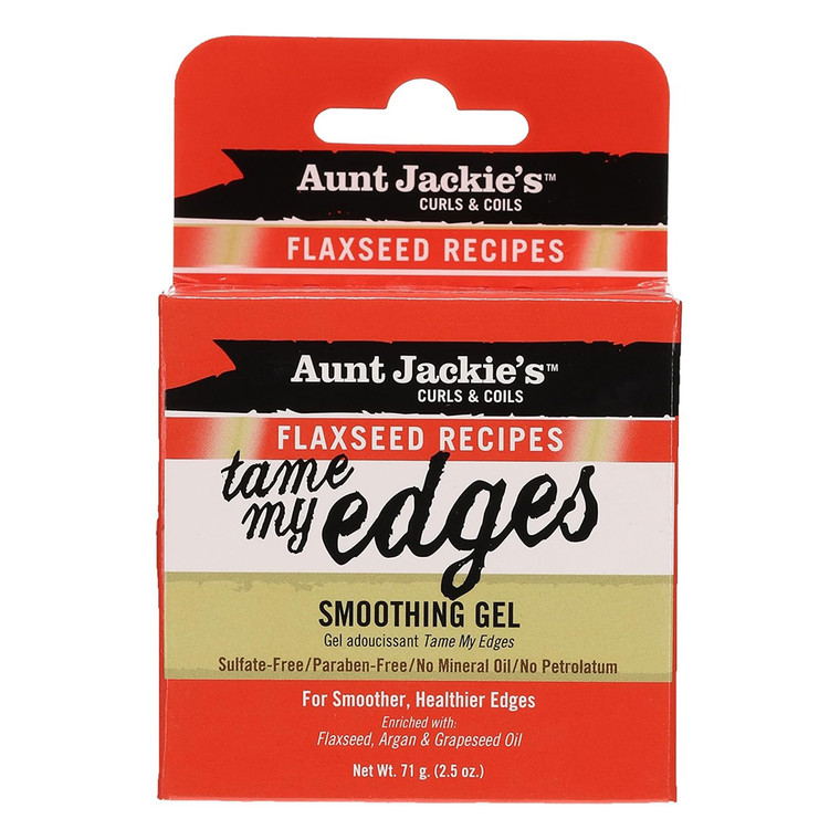 Aunt Jackie's Tame My Edges Smoothing Gel Flaxseed Recipes, 2.5 Oz