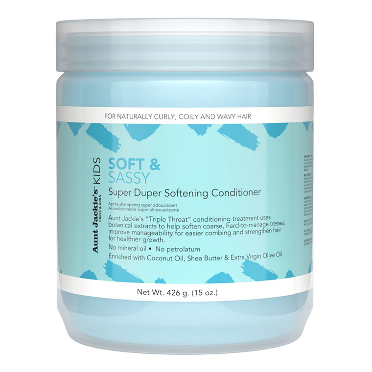 Aunt Jackie's Soft & Sassy Super Duper Softening Conditioner, 15 Oz