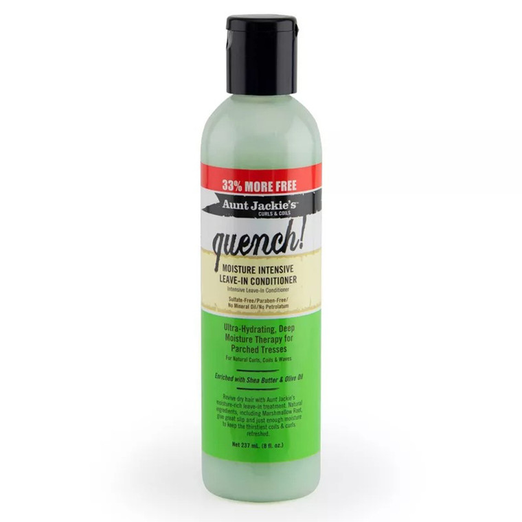 Aunt Jackie's Quench Moisture Intensive Leave-In Conditioner, 8 fl oz