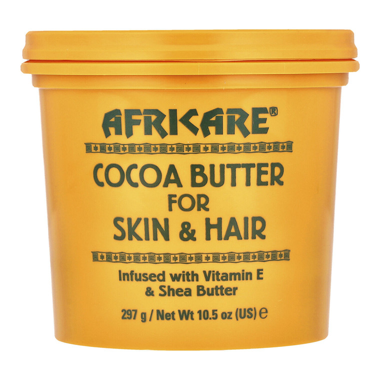 Africare Cocoa Butter Gel, Hydrating & Softening for Skin & Hair, 10.5 Oz