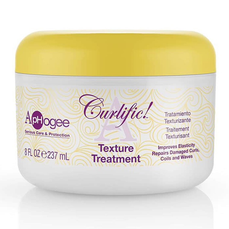 Aphogee Curlific Texture Treatment, Improves Elasticity & Curl Definition, 8 oz