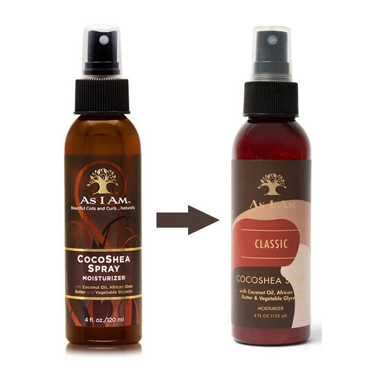 As I Am CocoShea Spray, Lightweight Moisturizer for Hydration, 4 oz