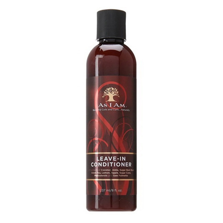 As I Am Leave-In Hair Conditioner, Strengthening & Hydrating Formula, 8 oz