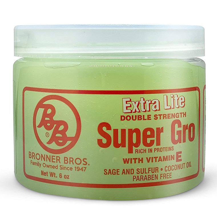 Bronner Brothers Super Gro Treatment Double Strength Vitamin E Infused, 6 Oz