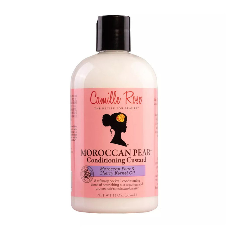 Camille Rose Moroccan Pear Conditioning Custard with Cherry Kernel Oil, 12 oz