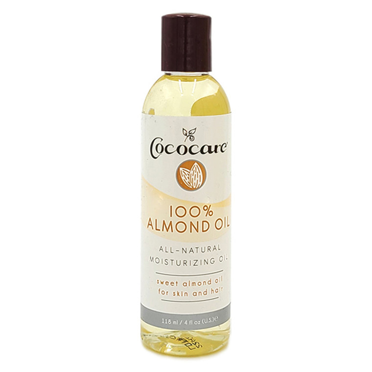 Cococare 100% Natural Almond Oil For Skin & Hair Moisturizing, 4 Oz