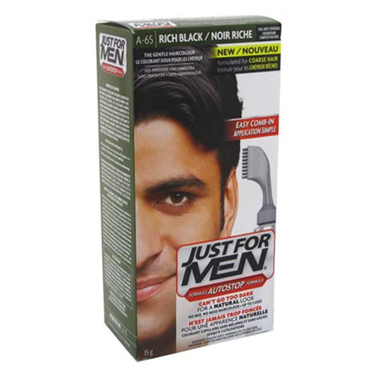 Just For Men Autostop Hair Color Rich Black Formula A-65, 1 Kit