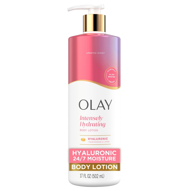 Olay Nourishing & Hydrating Body Lotion with Hyaluronic Acid, 17 Oz