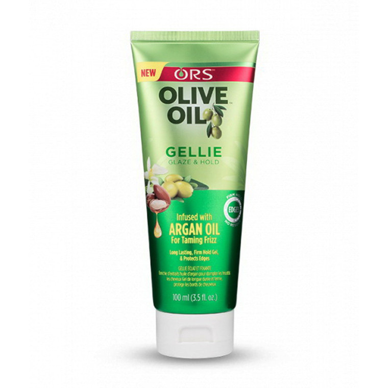 ORS Olive Oil Gellie Glaze & Hold Hair Gel for Shine & Definition, 3.5 Oz