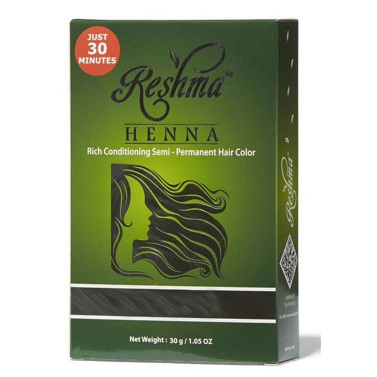 Reshma Henna Natural Wine Red Semi-Permanent Hair Color for Bold Color, 1.05 Oz
