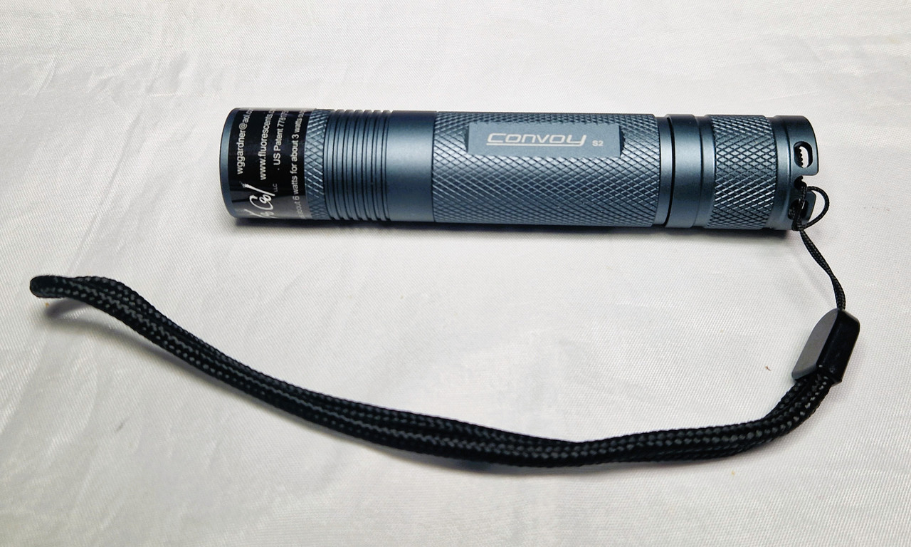 Convoy S2+ UV 365nm LED Flashlight, Grey (6 watt version)