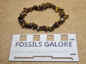 Yellow Tiger's Eye Chip Bracelet