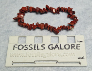 Red Jasper Chip Bracelet