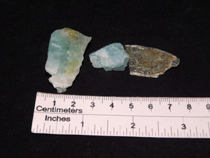 Rough Aquamarine Chunks