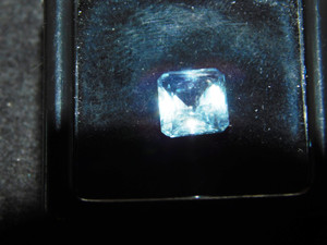 Small Aquamarine facet