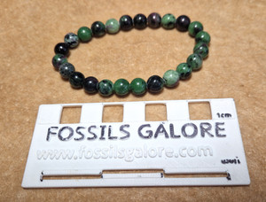 Ruby Zoisite Bead Bracelet