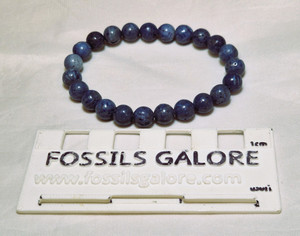 Blue Coral Bead Bracelet