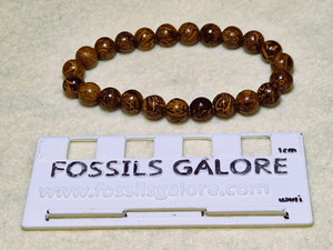 Calligraphy Stone Bead Bracelet