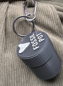 Fossil Pot Keyring