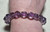 Amethyst Faceted Bead Bracelet