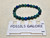 Azurite and Malachite Bead Bracelet