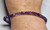 Amethyst Faceted Small Bead Bracelet