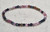 Watermelon Tormaline Faceted Small Bead Bracelet