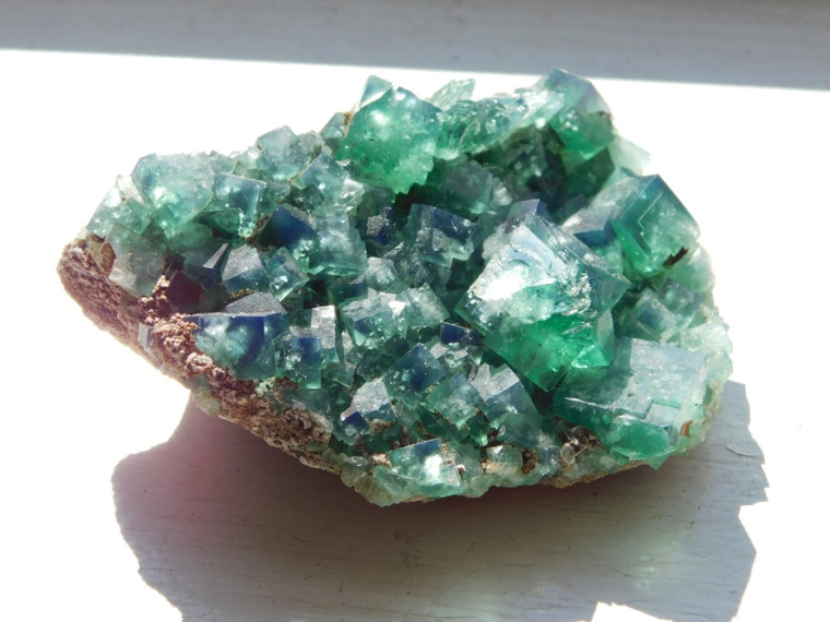 Colour changing fluorite