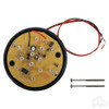 Red Hawk Golf Cart LED Strobe Light, Amber, 12-24VDC