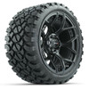 Nivel 15 MadJax Flow Form Evolution Matte Black Wheels with GTW Nomad Off Road Tires, Set of 4