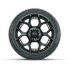 Nivel 15 MadJax Flow Form Evolution Matte Black Wheels with GTW Fusion GTR Street Tires, Set of 4