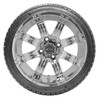 Nivel 14 GTW Tempest Chrome Wheels with 18 Fusion DOT Street Tires - Set of 4