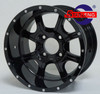 SGC 12" NIGHT STALKER GLOSSY BLACK WHEEL - ALUMINUM ALLOY