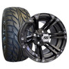 Red Hawk RHOX 22x10R12 Wheel/Tire Combo 22 Tall Pre-Mounted