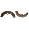 Red Hawk Golf Cart Brake Shoes, SET OF 2, Long Rear, E-Z-Go 87-96, 09, Club Car DS/Prec 95, Yamaha G1/G2/G8/G9 82-93