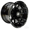 RHOX Golf Cart Wheel RX388, Gloss Black, 12x7 ET-25