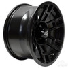 RHOX Golf Cart Wheel RX391, Matte Black, 14x7 ET-25