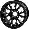 SGC 14" Goblin Machined Black / STEELENG 205/30-14 Low Profile Tire  (SET of 4)