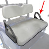 E-Z-GO Seat Bottom Assembly - Gray - 2008-2025 RXV