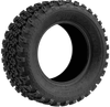 SGC 10″ Panther Glossy Black Wheel – Aluminum Alloy / STEELENG 22″x11″-10″ All Terrain Tire (SET of 4)